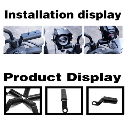 Motorcycle Conversion Bracket, Rearview Mirror Extension Rod Bracket, For