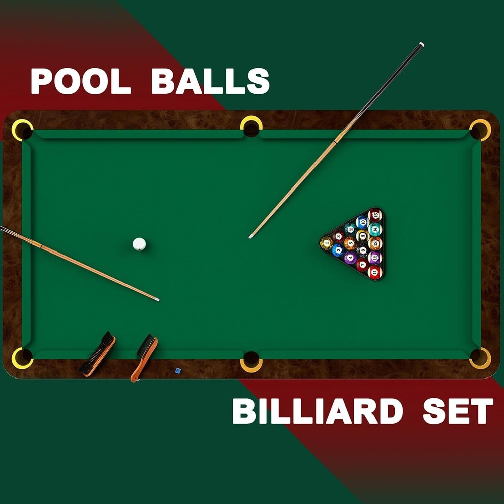 71-Piece Pool Table Accessories Gift Set - Complete Billiard Kit