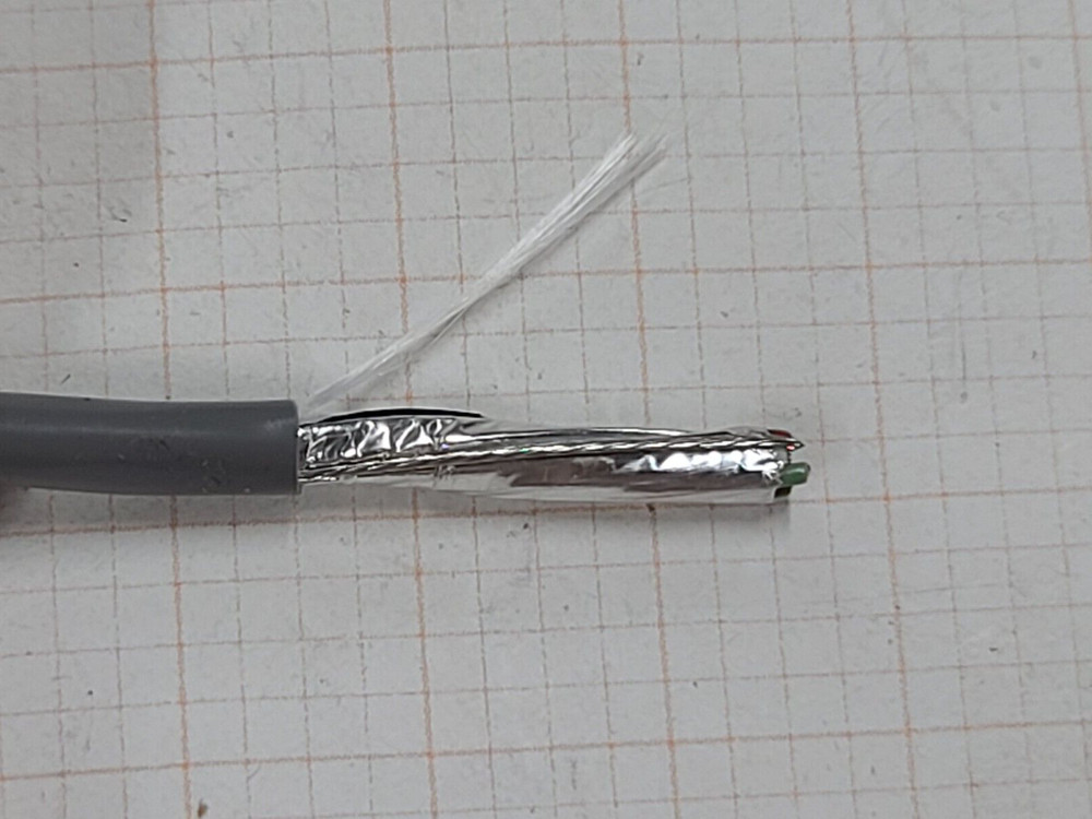 Carol E2008S 22/8C Shielded Communications/Security Cable Riser CMR Gray /50ft