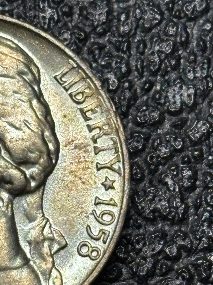 1958 FULL STEPS ERROR Jefferson Nickel TRIPPLE CLIPPED PLANCHET ERROR!!!!