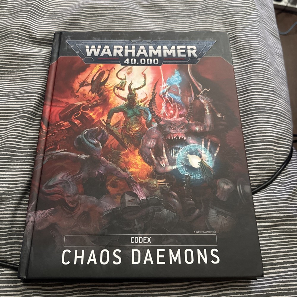 Warhammer 40,000 Codex Chaos Daemons Hardcover 9th Ed. 2022 Games Workshop OT18