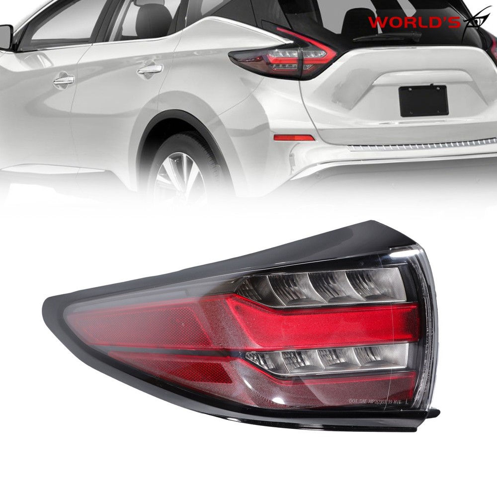 Rear Outer Tail Light Assembly  Fit For Nissan Murano 2019-2024 LED Lamp Driver