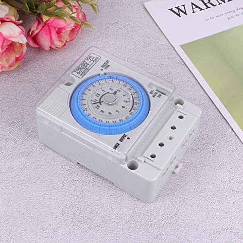 Mechanical Timer Switch for Home Kitchen 48Vac/Dc Wall Countdown Clock Analog