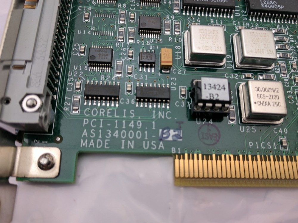 Corelis Inc PCI-1149.1 JTAG data acquisition card ISP testing working pull