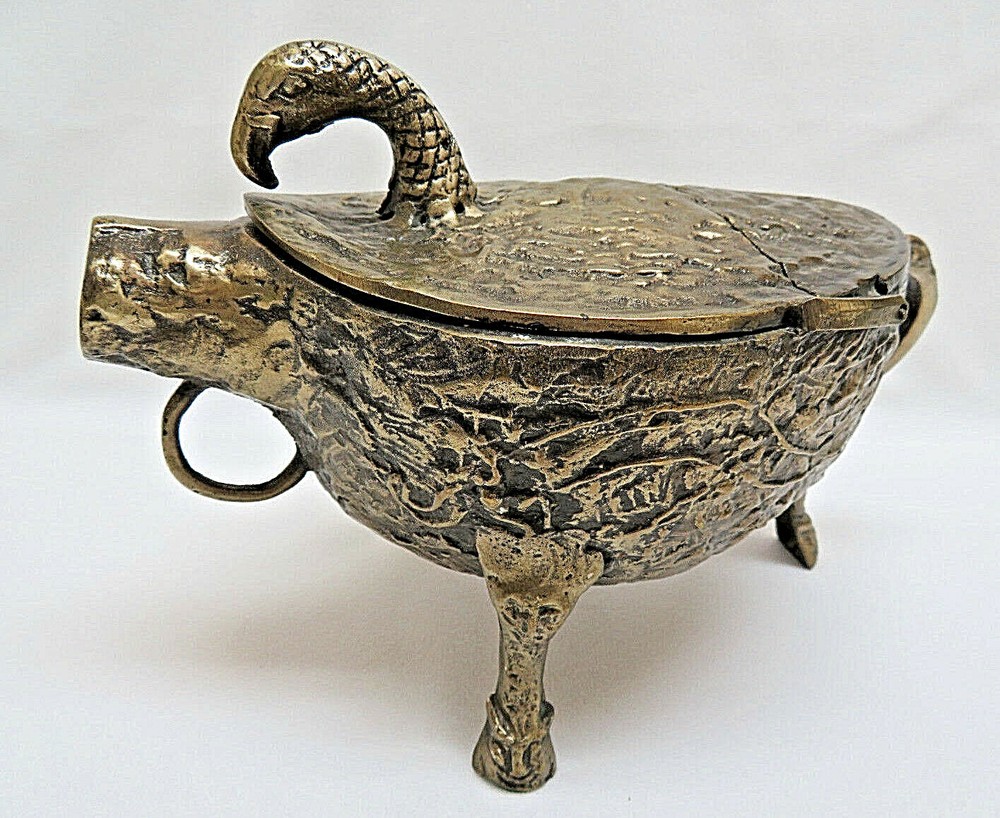 Vintage Metal Incense Censer Burner