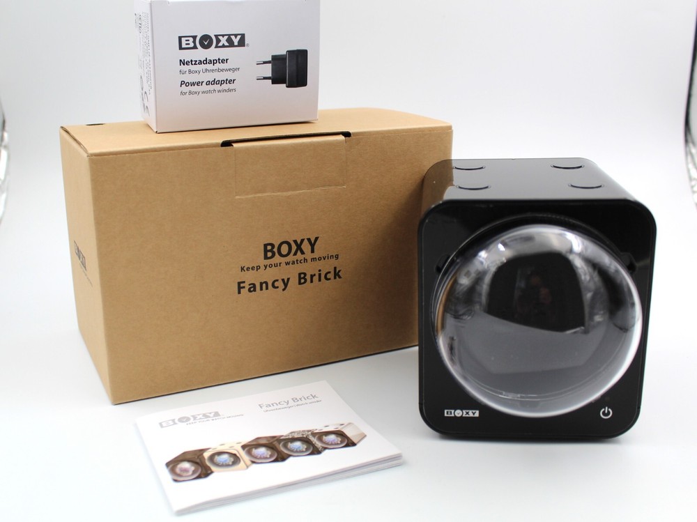 Single Watch Winder Black With Charger Top Quality