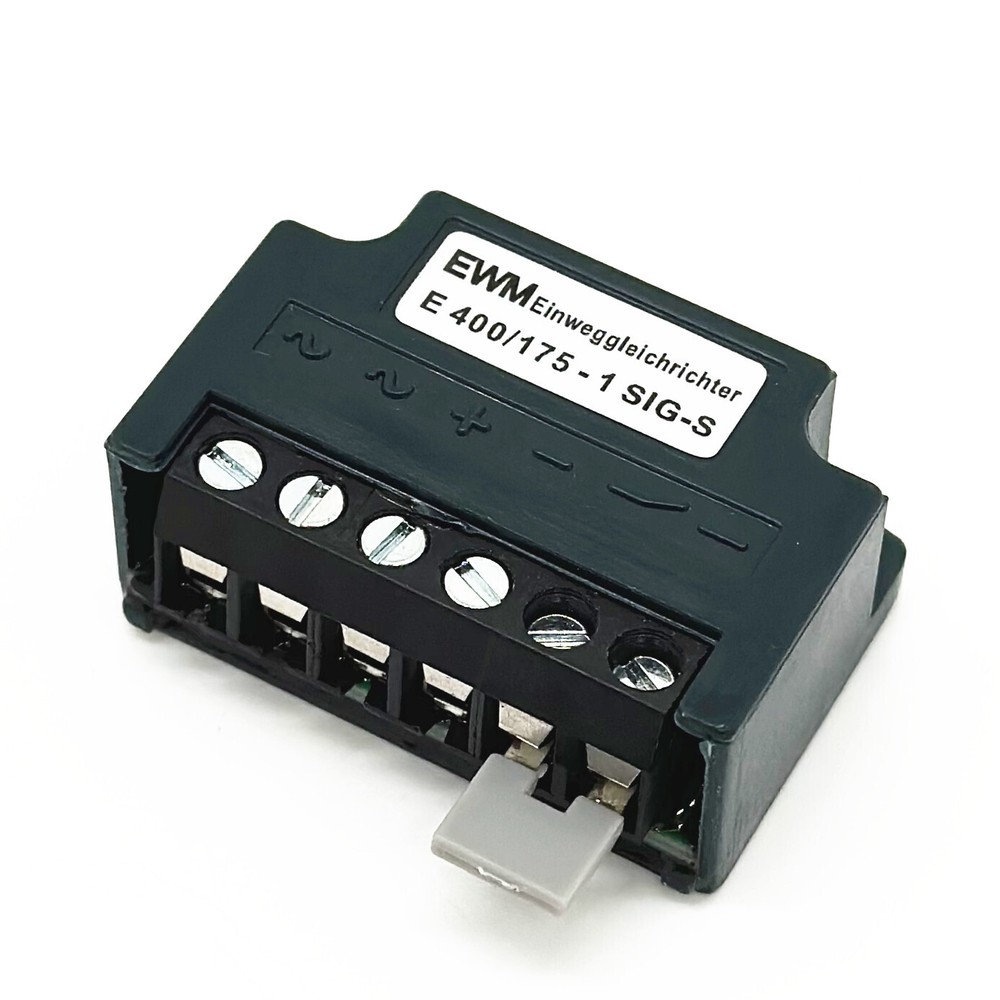 EWM Way Rectifier E 400/175-1 Sig-S Motor Half-wave Brake Rectifier Module-