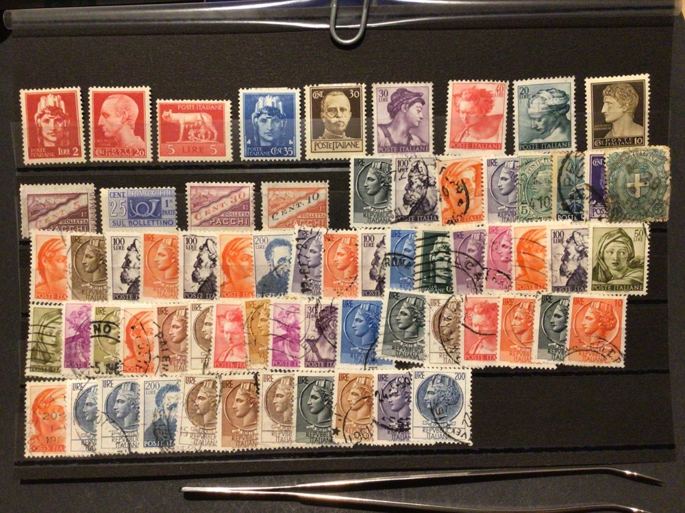 Italy vintage mounted mint &  used stamps Ref 60879