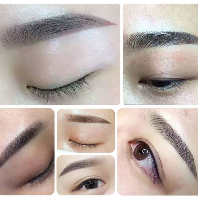 18F Shape Microblading Flex Tattoo Eyebrow Needle Blades 3D Embroidery Black