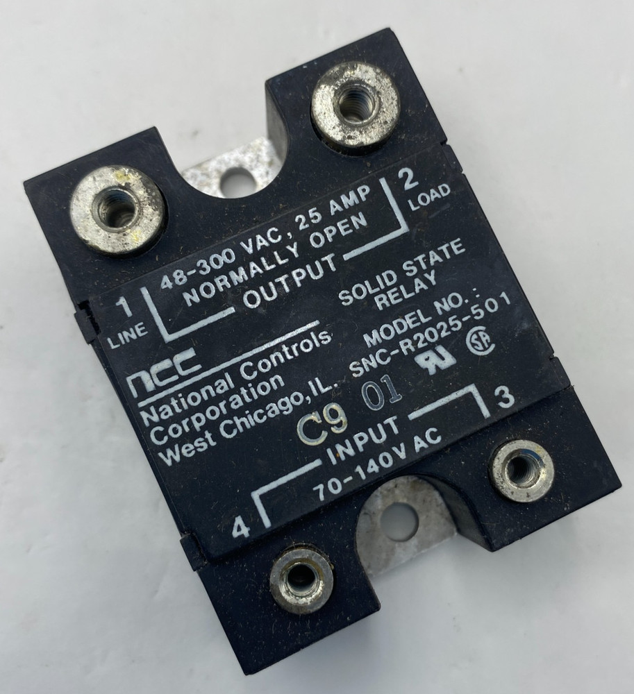 NCC SNC-R2025-501 Solid State Relay 25A 48-300VAC