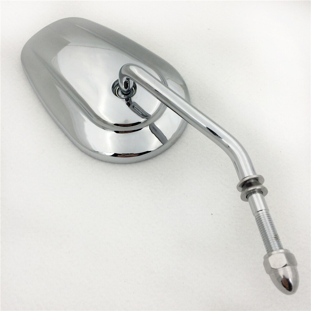Custom Chrome Big Size Mirrors For Fits 1982-Later Harley Davidson Models (excep