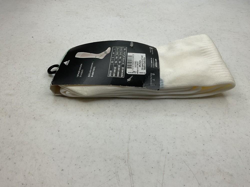 Adidas Soccer Metro Arch & Compression Sock White Medium