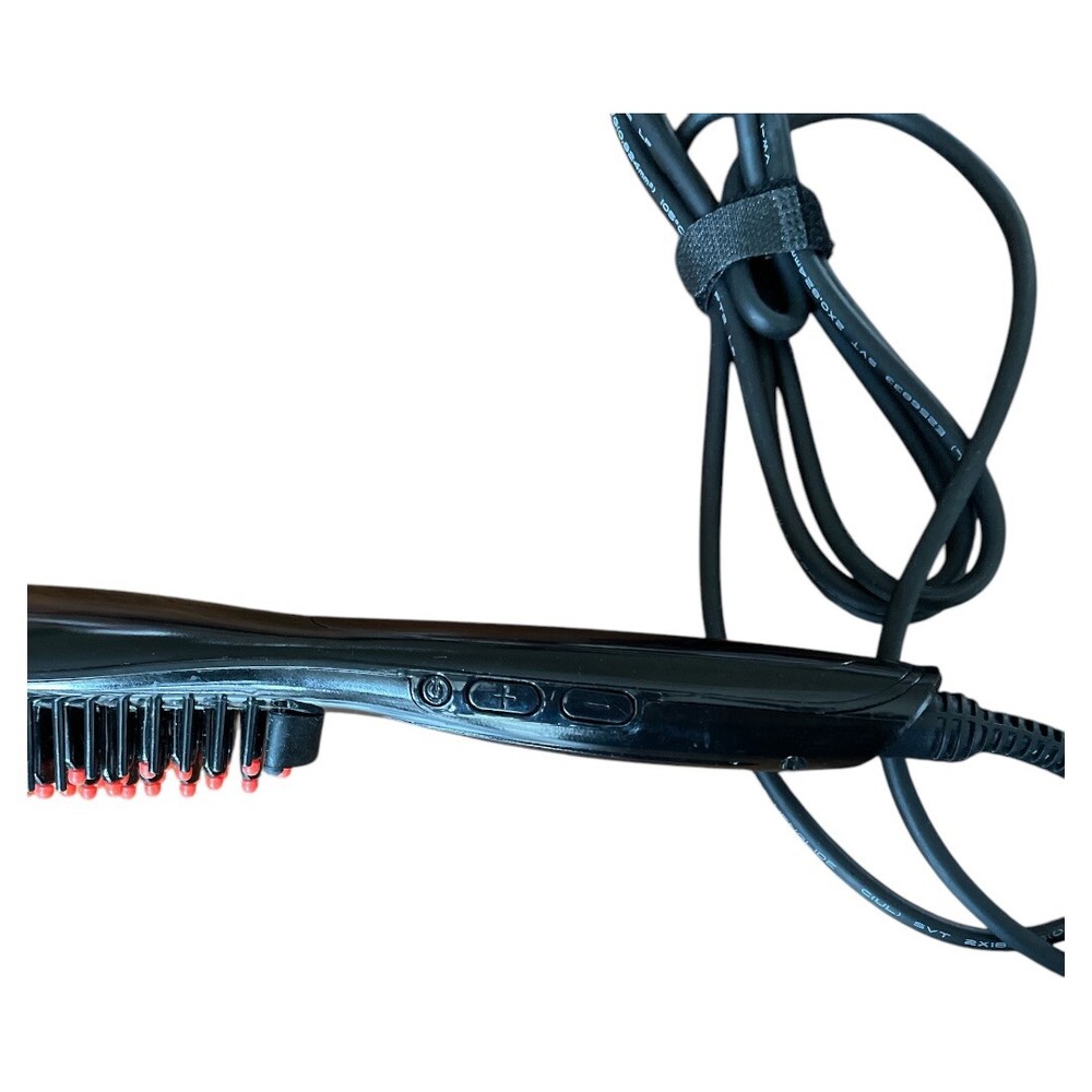 Electra Hair Straighter Brush Digital Display Adjustable Temperature Tested
