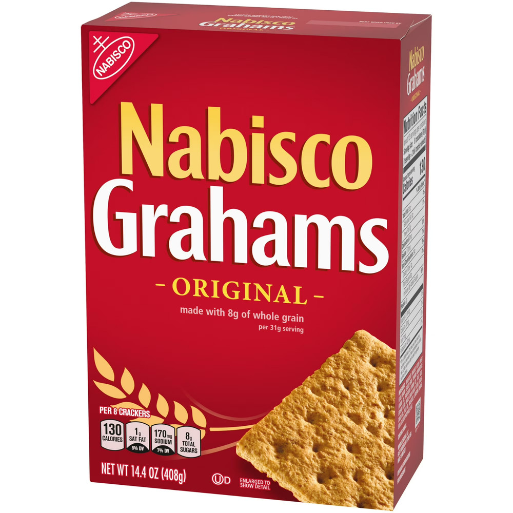 NABISCO GRAHAMS Original Graham Crackers, 14.4 oz...
