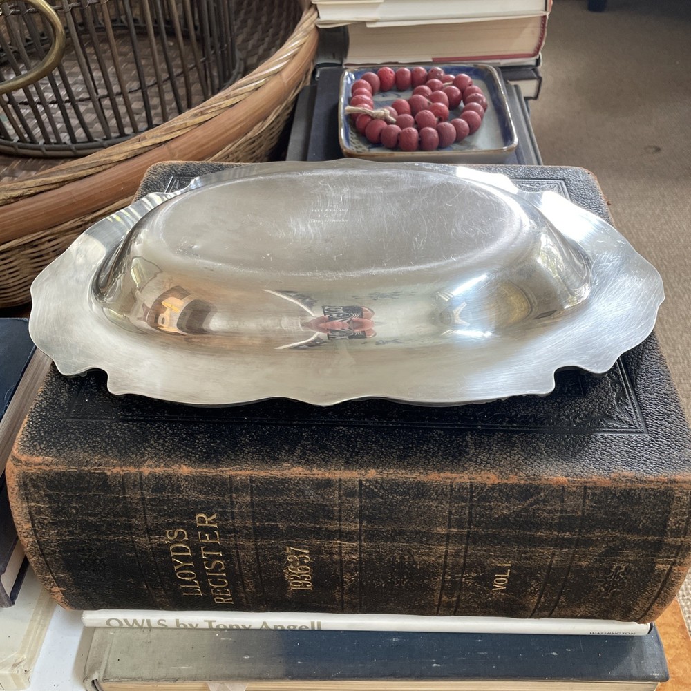 Reed & Barton King Francis Serving Bread Tray 13" Silverplate Hollowware