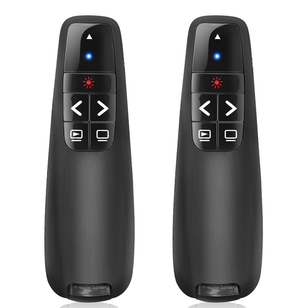(2 Units) Wireless Presenter Remote, Clicker for Laptop PowerPoint Presentati...
