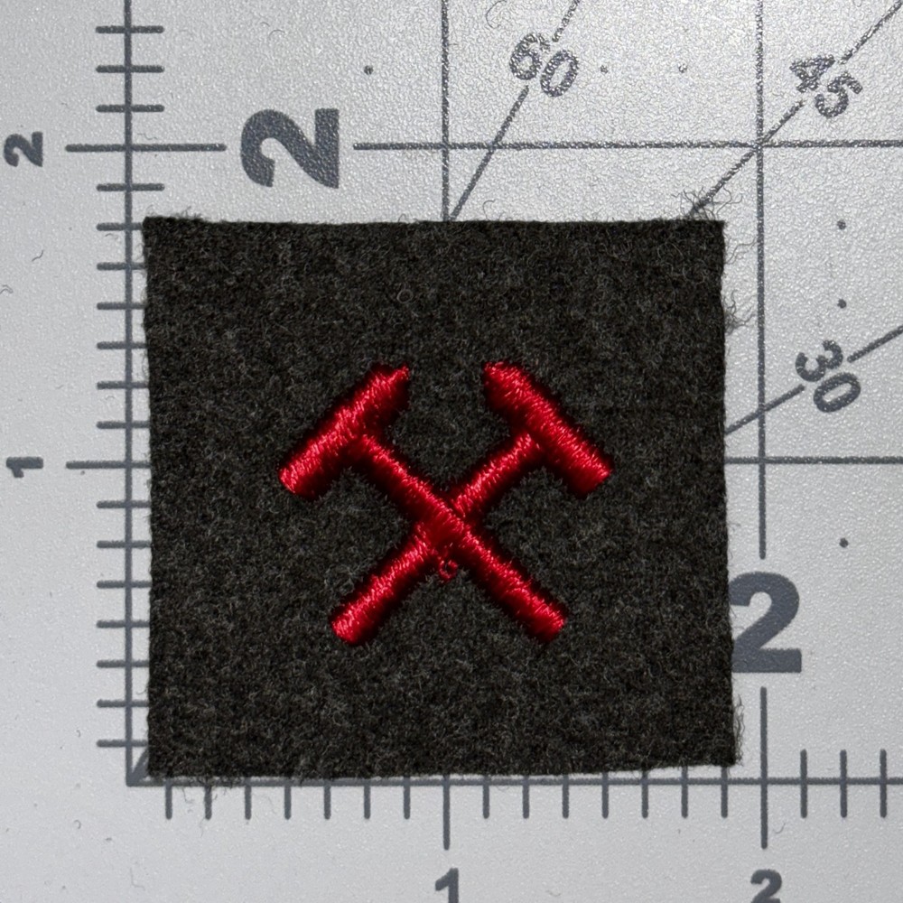 USMC Shipboard Marine Metalsmith Cuff Patch Inv# K2308