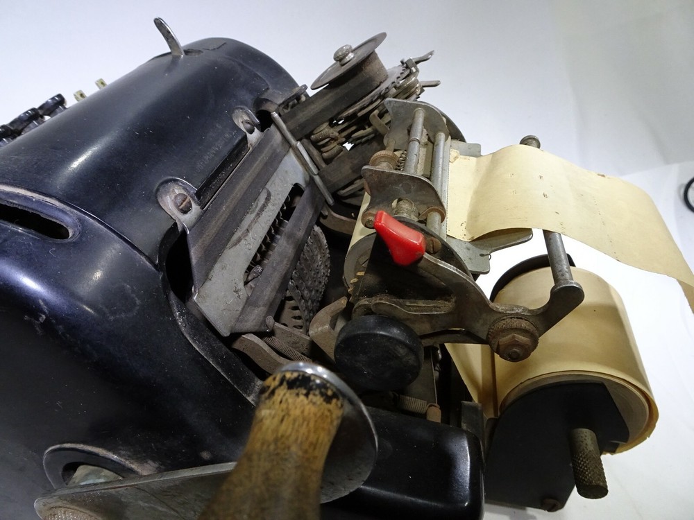 Vintage Smith & Corona? Hand Crank Adding Machine TF