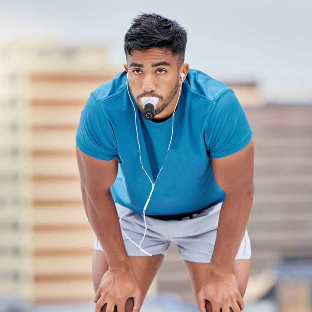 Breathing Exerciser Trainer Improve Lung Capacity Reduce Pressure Adjustable