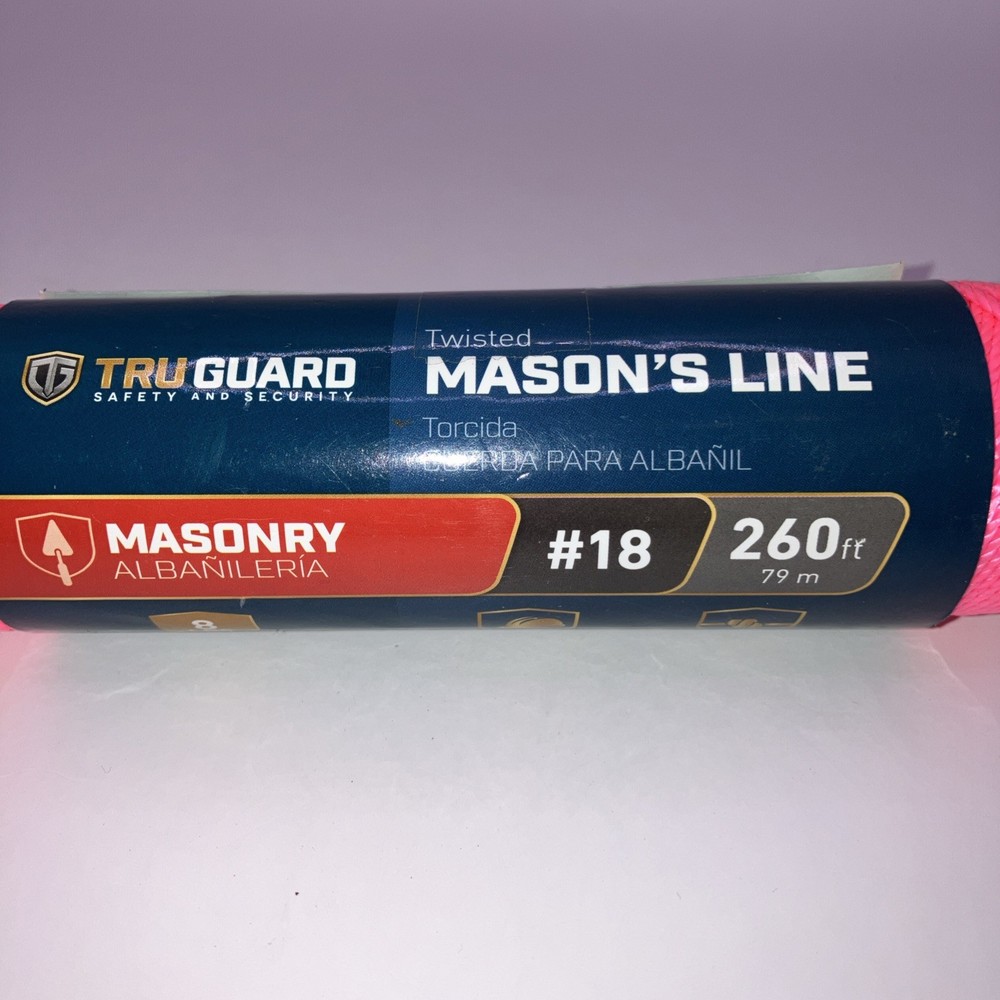 Twisted Nylon Mason Line Hot Pink