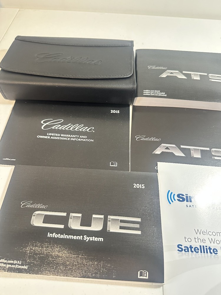 Cadillac ATS 2015 Owners Manual Set OEM