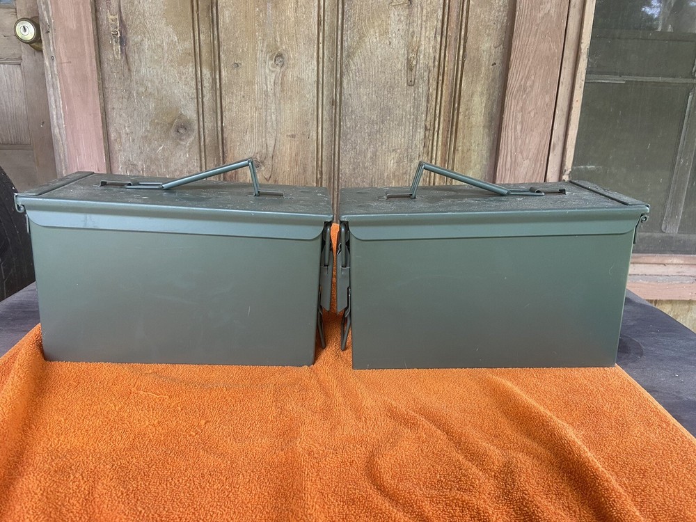 .30 Cal Metal Ammo Case Can – Green