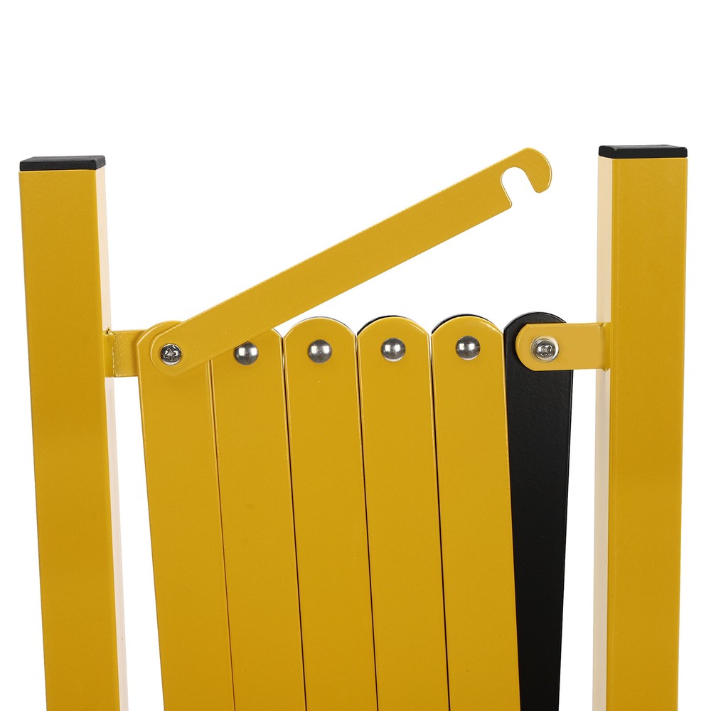Mobile Barrier Gate Portable Safety Barrier Adjustable With Casters Expandable