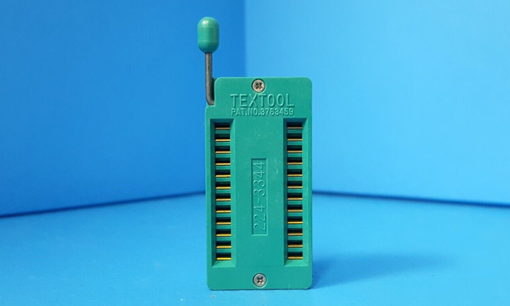 IC SOCKET, 24 pin, 224-3344, GOLD, TEXTOOL ( one piece)