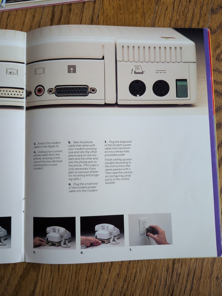 Apple IIc Owners Manual 1984 Spiral Bound, Software, System Utilities Guide Lot