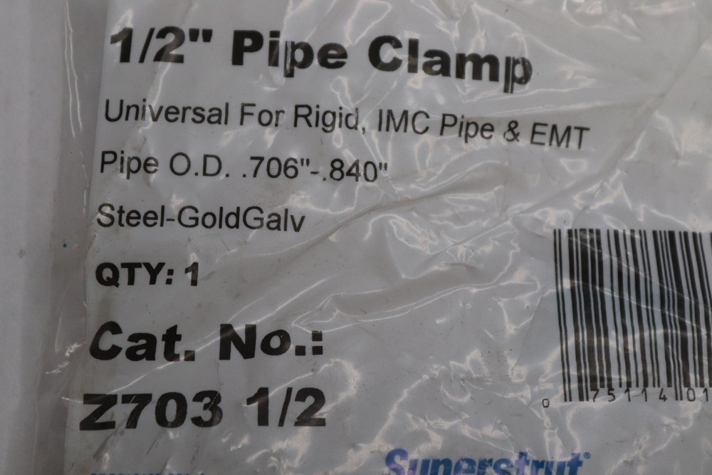 Thomas & Betts Universal Pipe Clamp 1/2" Z703