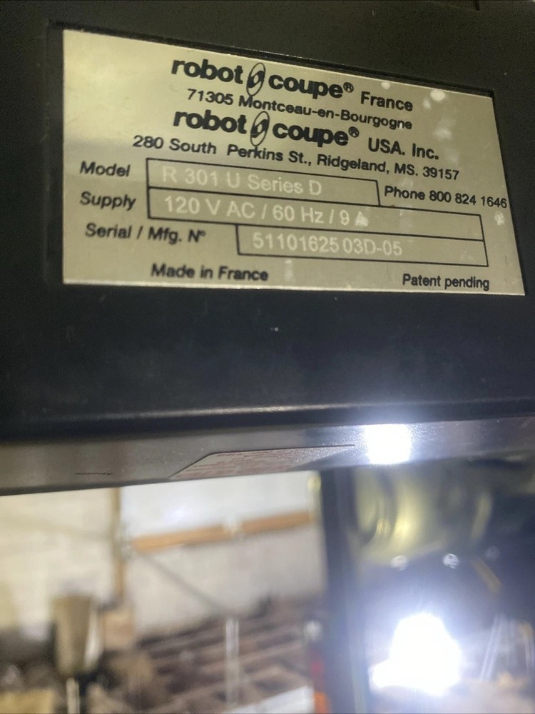 Pre-Owned Robot Coupe Model R301U Series D Food Processor TESTED