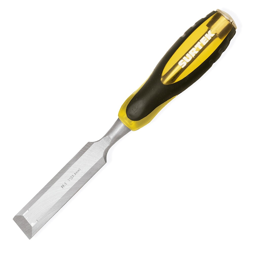 Surtek FF-5/8 Professional Wood Chisel with Handle, 5/8" Width, 3" Length