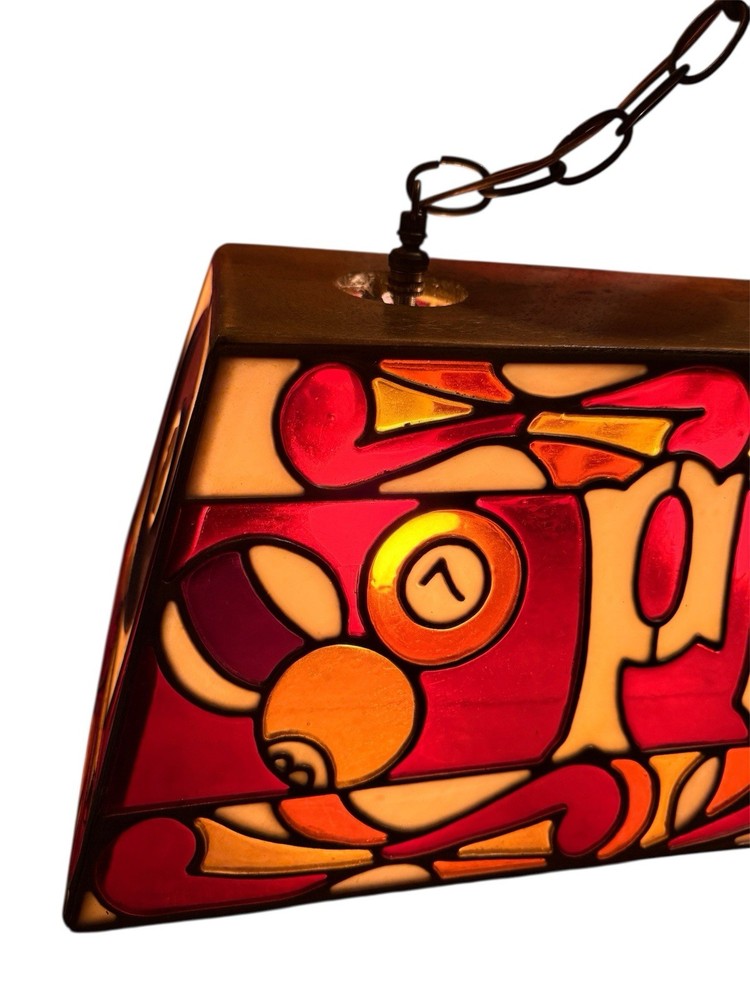 Vintage Resin/Plastic Pool Table Light