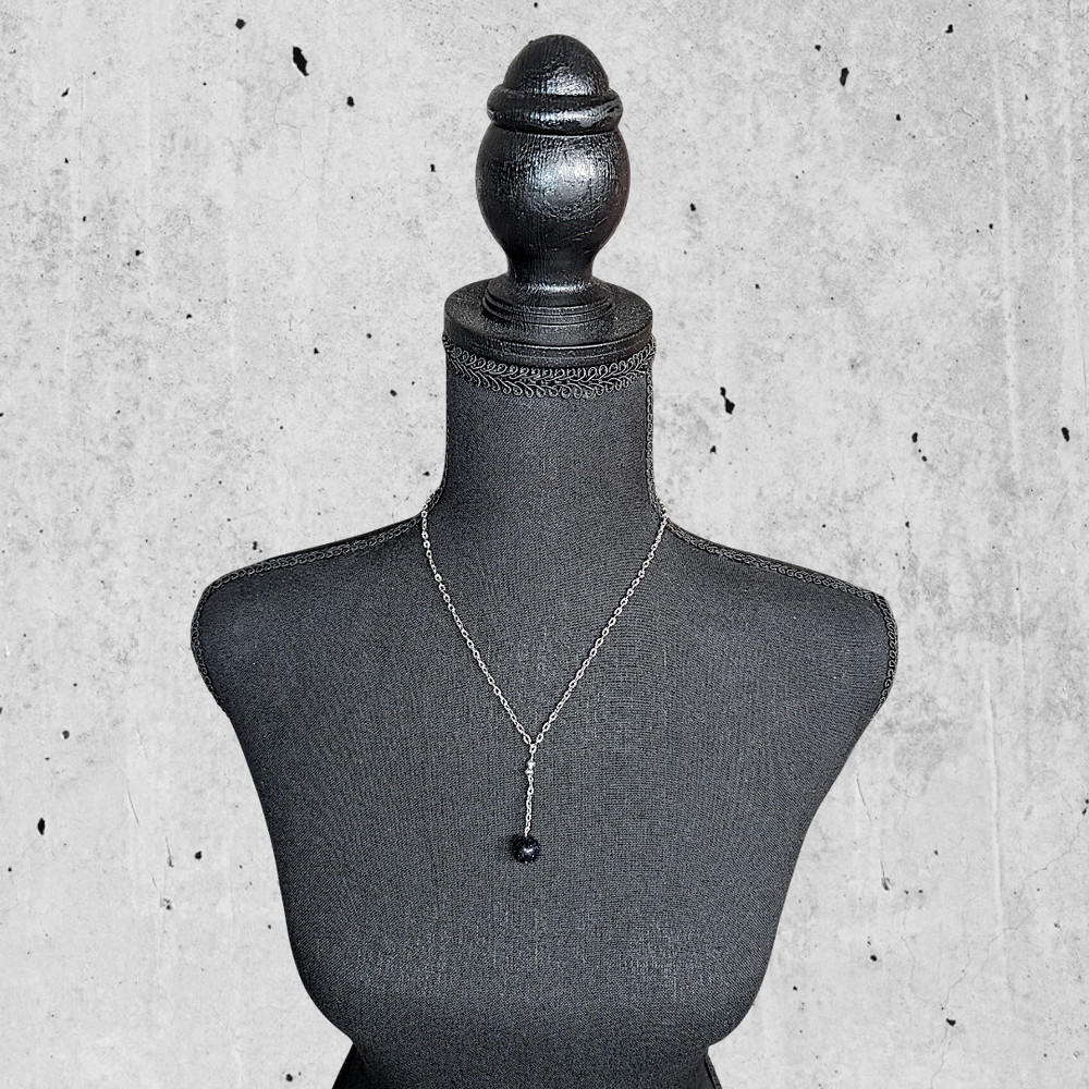 Blue Moon Drop Necklace