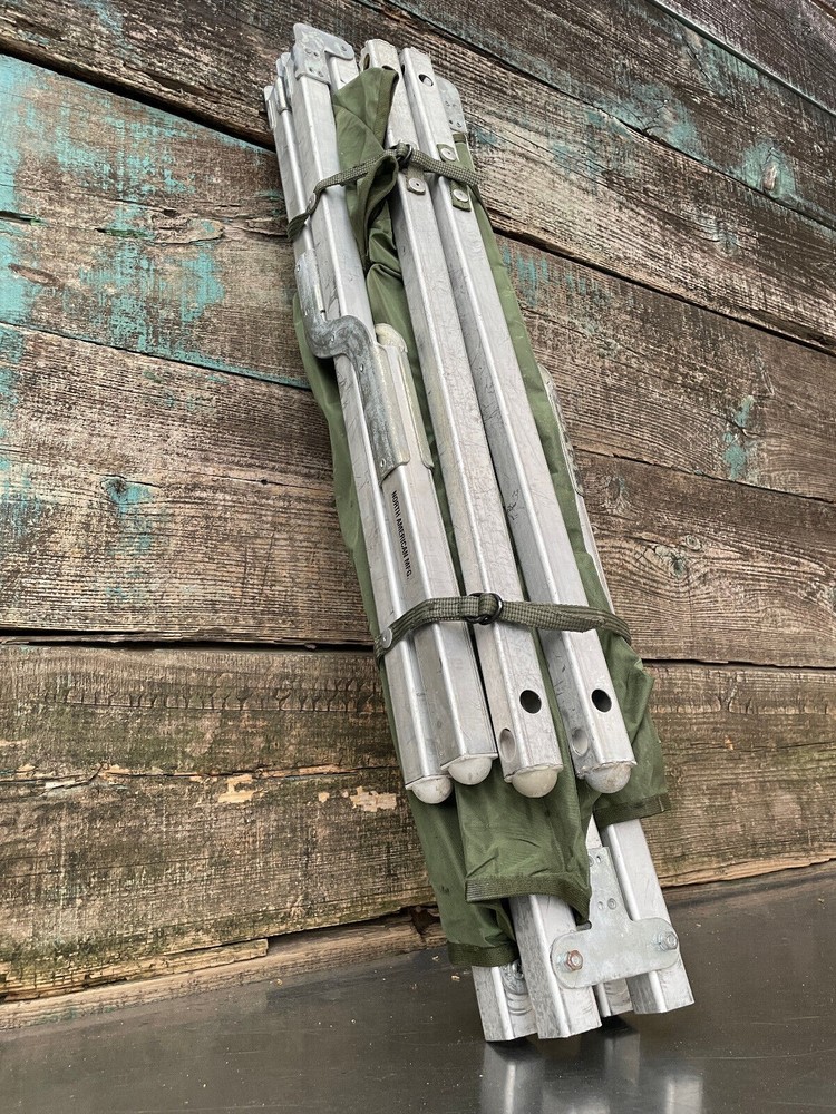 Compact Lightweight FOLDABLE Aluminum Sleeping Cot US Military OLIVE DRAB/FOREST