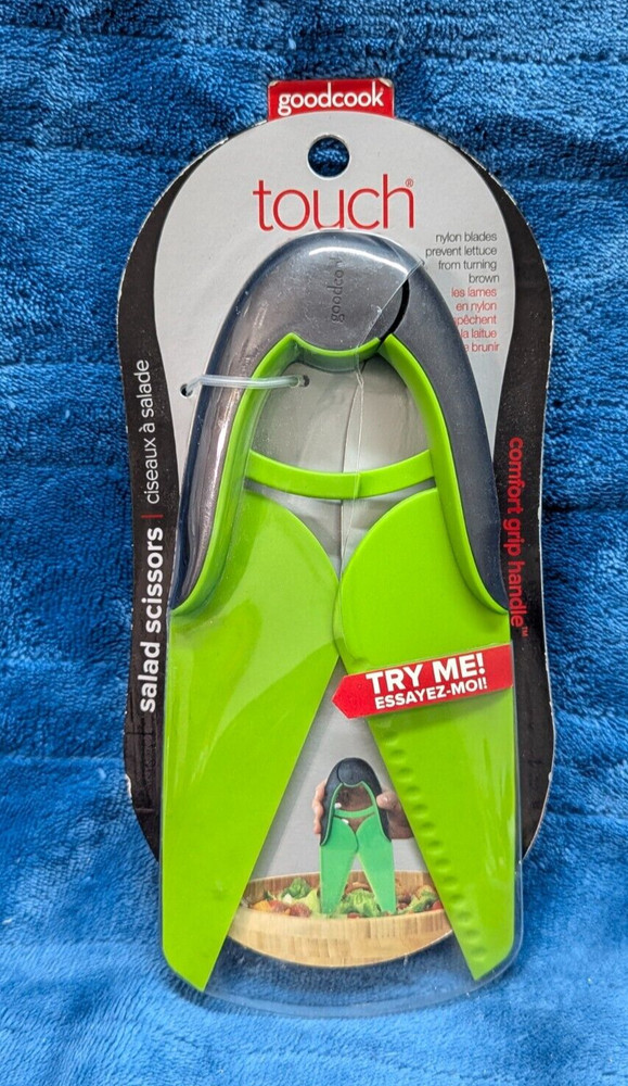 Salad Scissors Quick & Easy GoodCook Salad Scissors Green