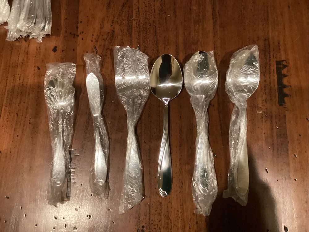 Oneida CRESTA /CAMBER Hostess 6pc Set Stainless Serving Flatware