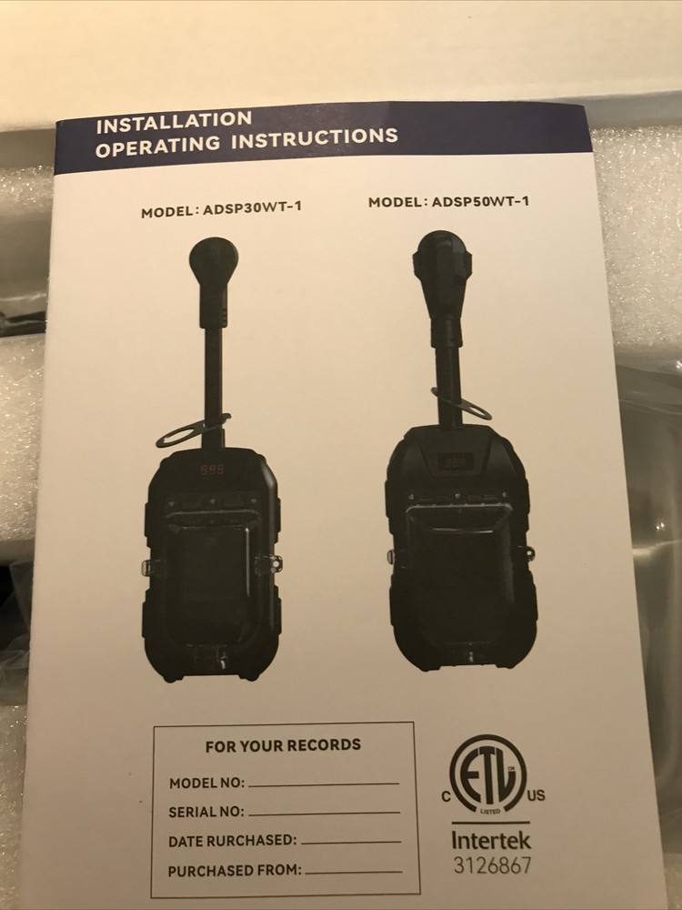 Intertek ADSP50WT-1 50 Amp RV Surge Protector