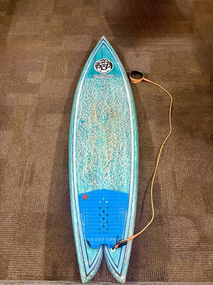 6’6 Clyde Beatty jr Quad Fin Surfboard