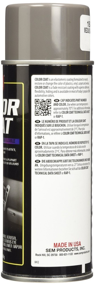 15813 Medium Dark Pewter Color Coat - 12 oz.