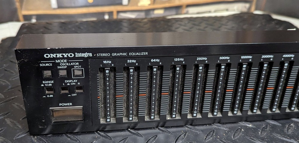 Faceplate from Onkyo Integra EQ-35 equalizer