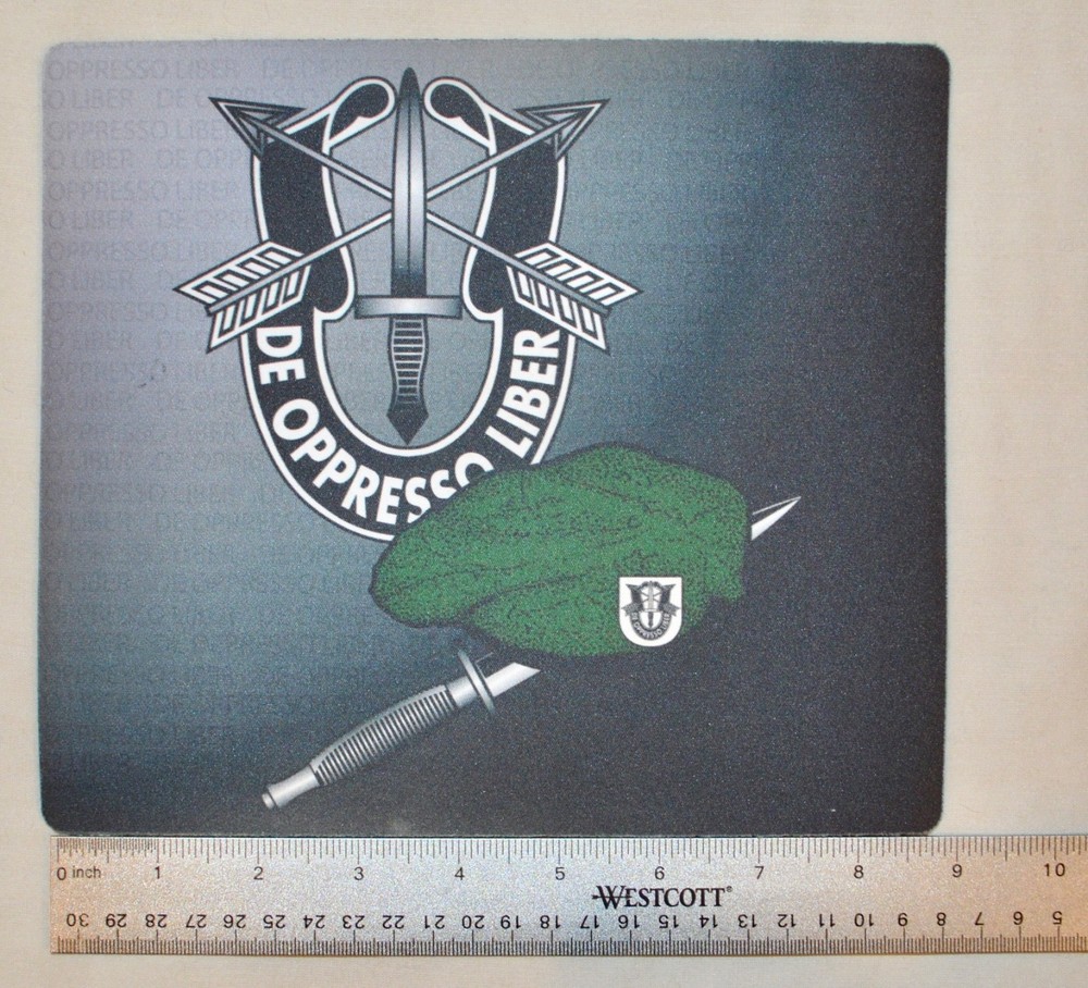 US Army Special Forces Mouse Pad 9" x 8"