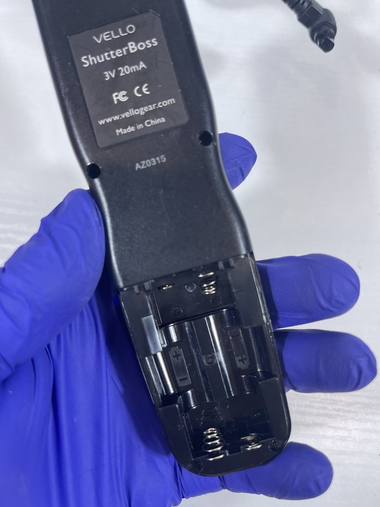 Vello ShutterBoss ll Remote Switch with Digital Timer Cannon 3 Pin