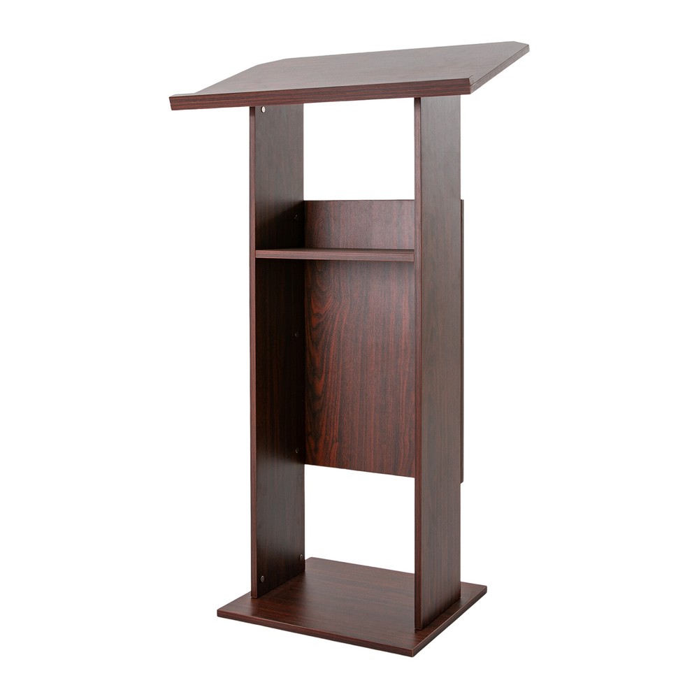 Brown Modern Presentation Standing For Classroom Conference Presentation Stand