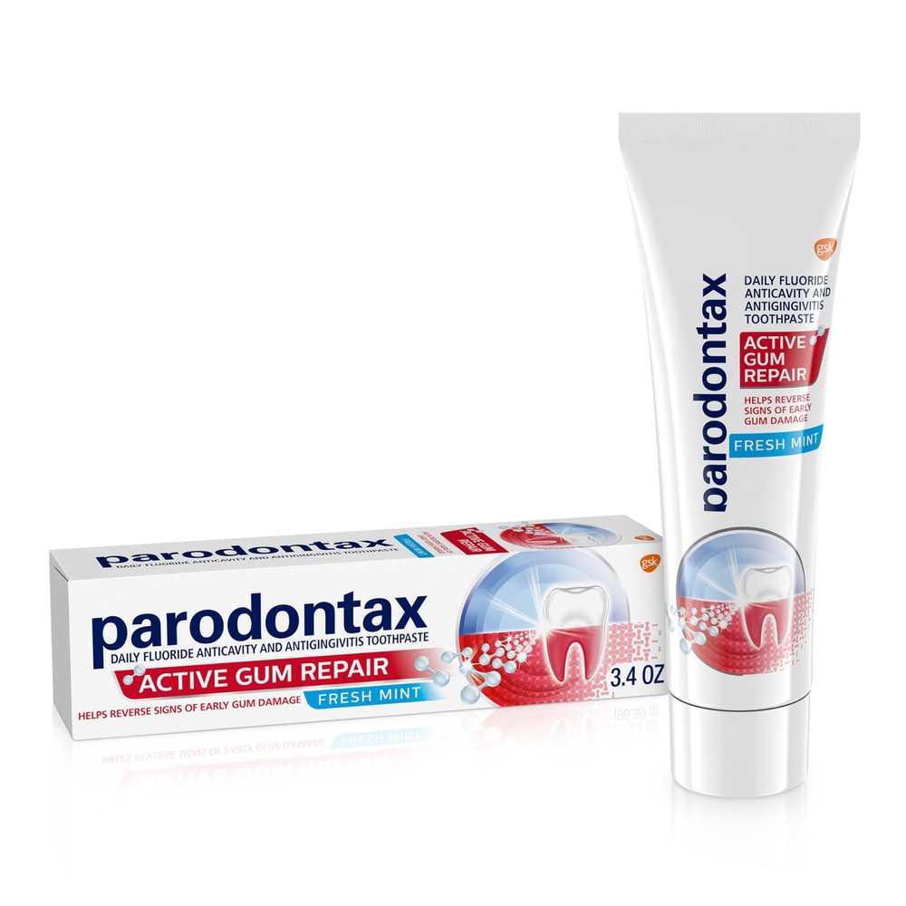 Parodontax Active Gum Repair Toothpaste, Gum Toothpaste, Fresh Mint - 3.4