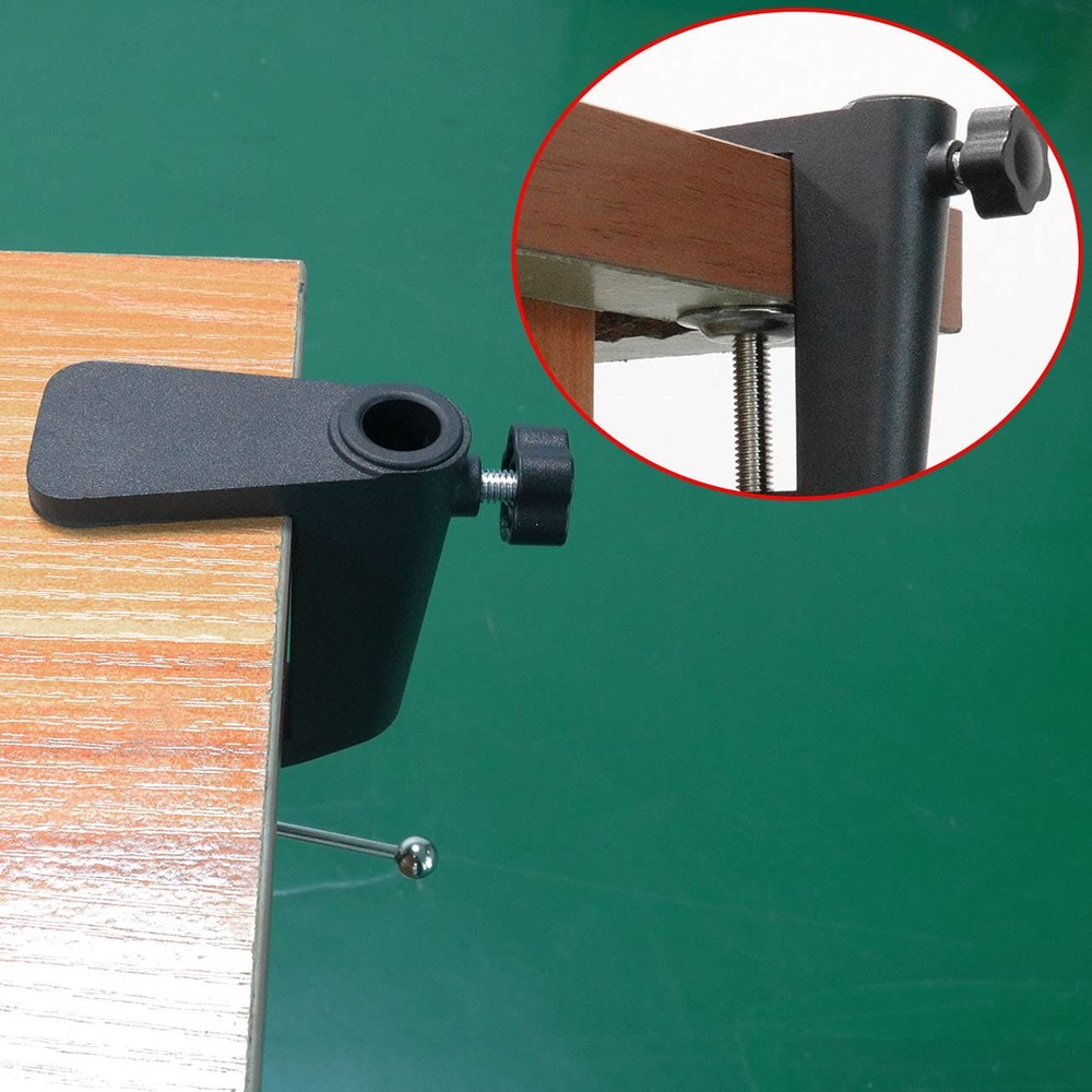 Universal C-Clamp Lamp Holder Desk Mount Clamp Base for Workbenches Desktop