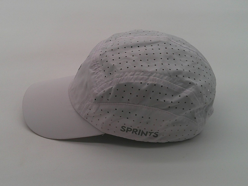 Sprints Hat Cap Strap Back One Size Mens White Hyper G 5 Panel Running Sport