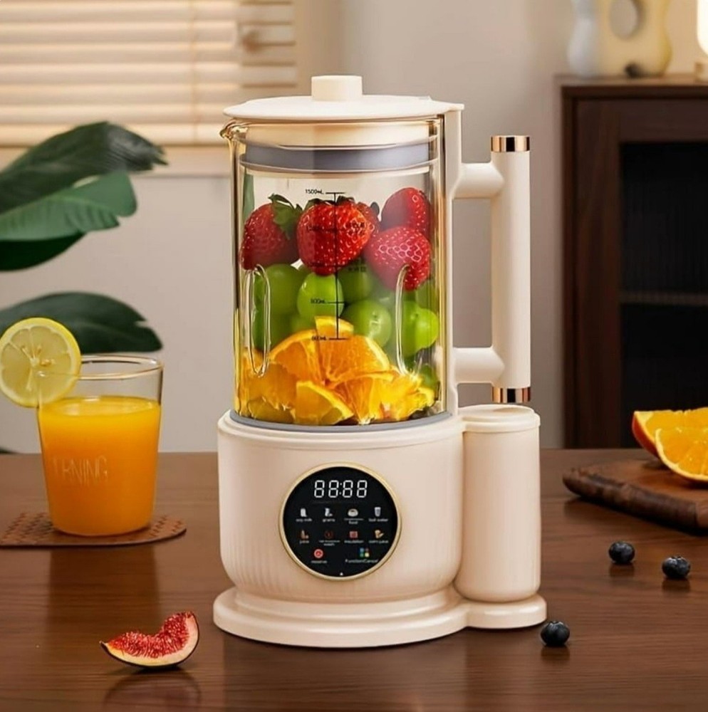 Automatic Nut Milk Maker 1500ml, 55Oz Auto Heating Blender, 8 In1 Soy Milk Maker