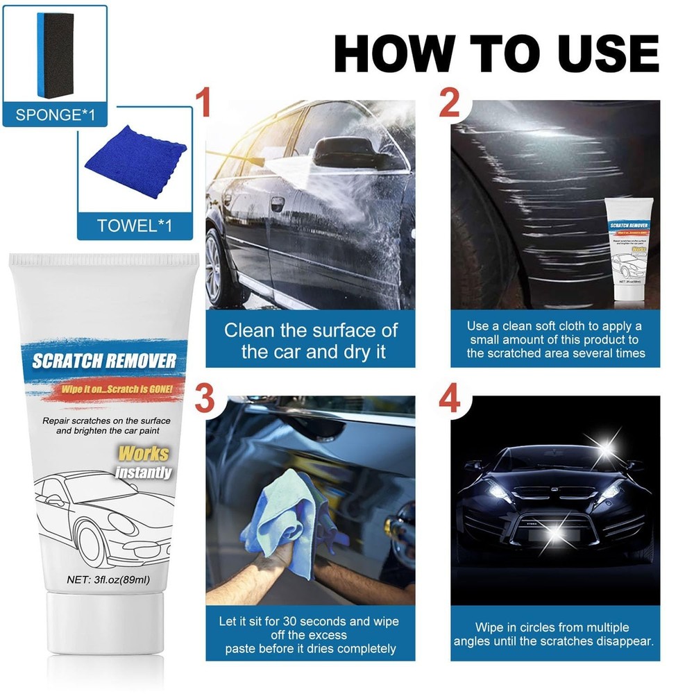 Nano Sparkle Car Scratch Repair Kit