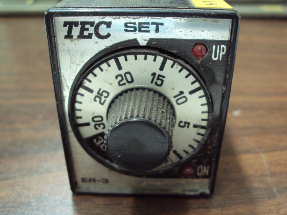 TEC Multi Range Time Delay Relay Type ER-31B Timer 3S-3M  30S-30M